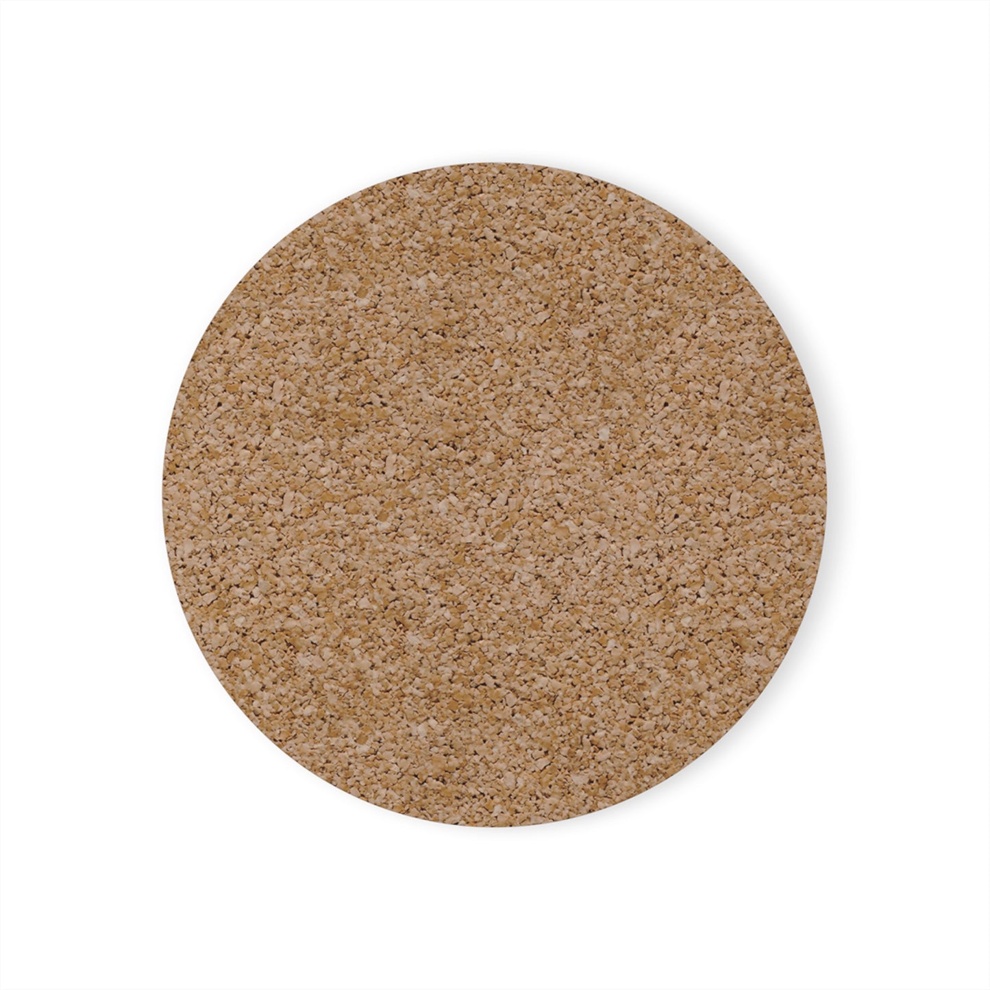 Hot Oil White Cork Back Coaster and Glass Cover