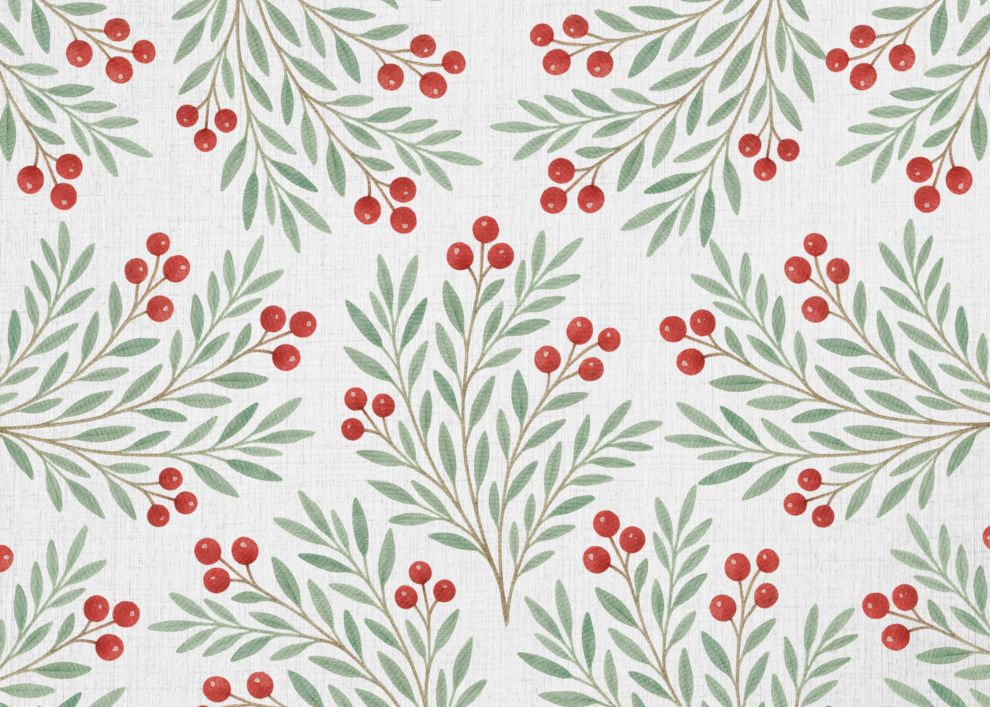 Warm Wishes Christmas Card Template