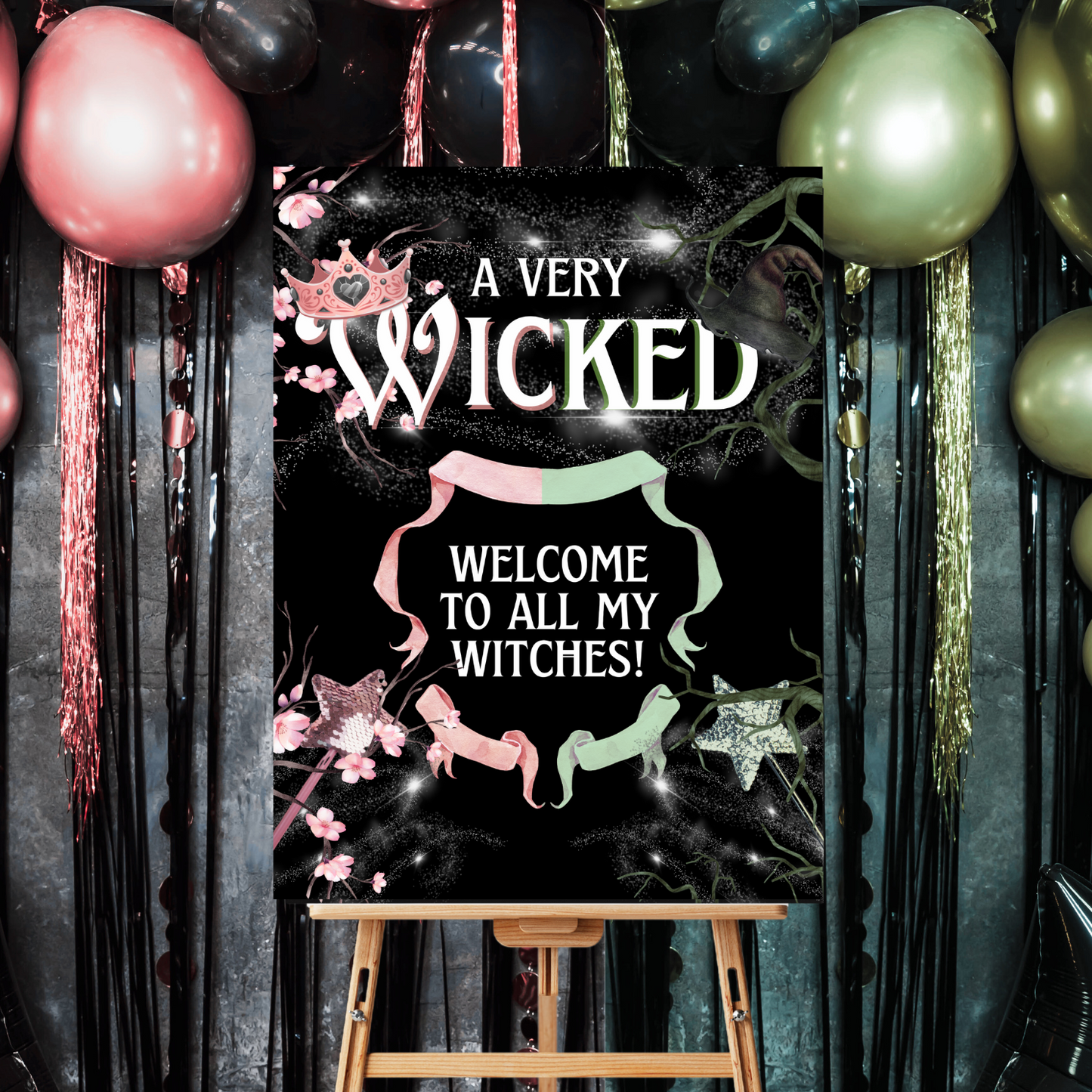 Wicked Birthday Party Printable Bundle – Instant Download (No Customization)