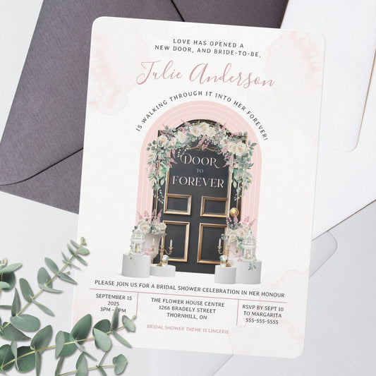 Door To Forever Bridal Shower Invitation