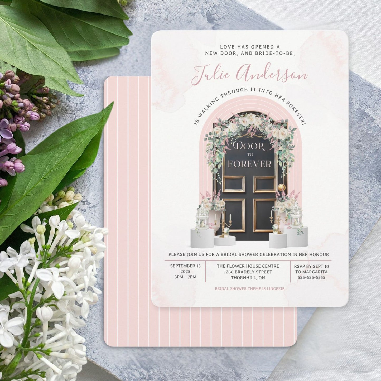 Door To Forever Bridal Shower Invitation