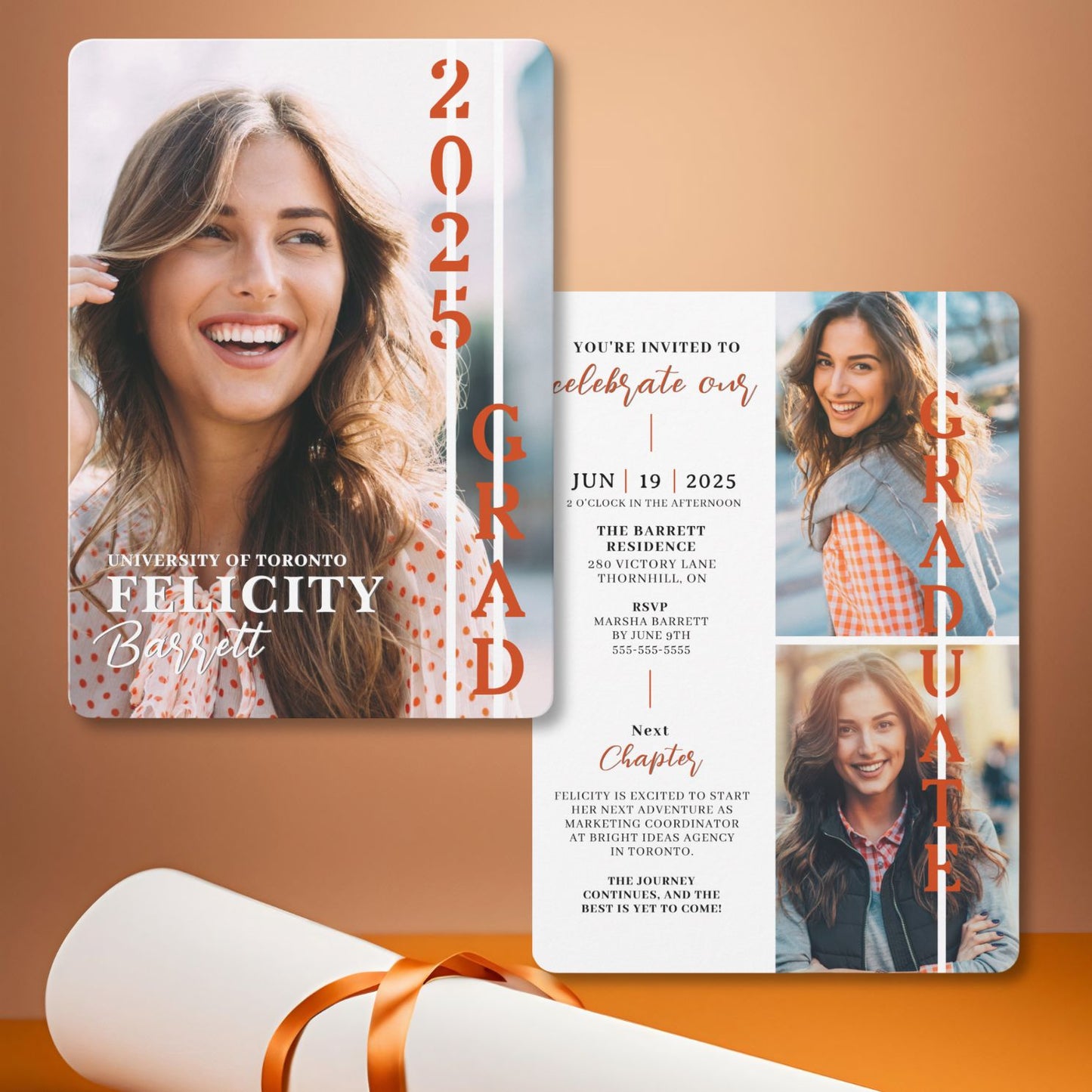 Grad Photo Party Invitation