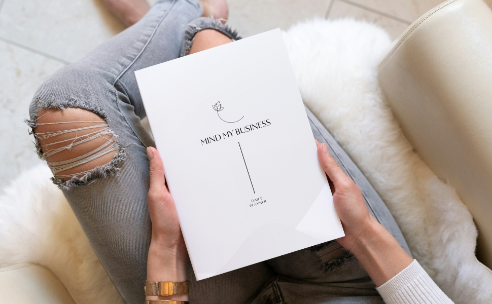 Minimalist Daily Planner for Women | Undated Planner with Timed Schedule