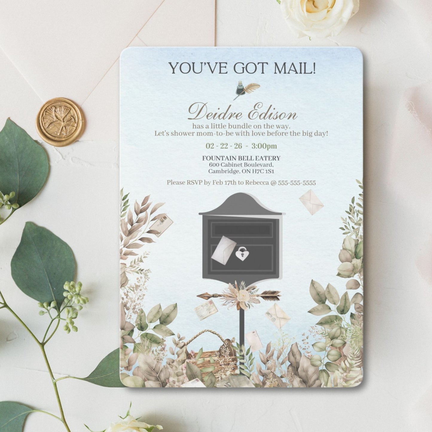 You've Got Mail Baby or Bridal Shower
