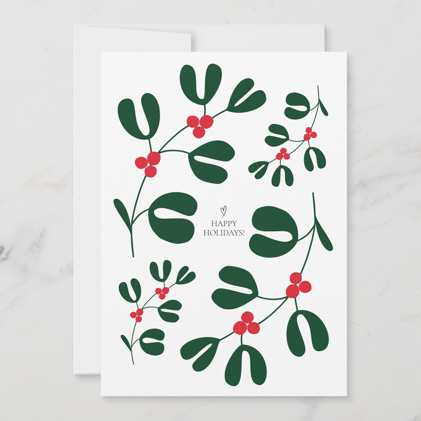 Baby It's Warm Outside Christmas Photo Card