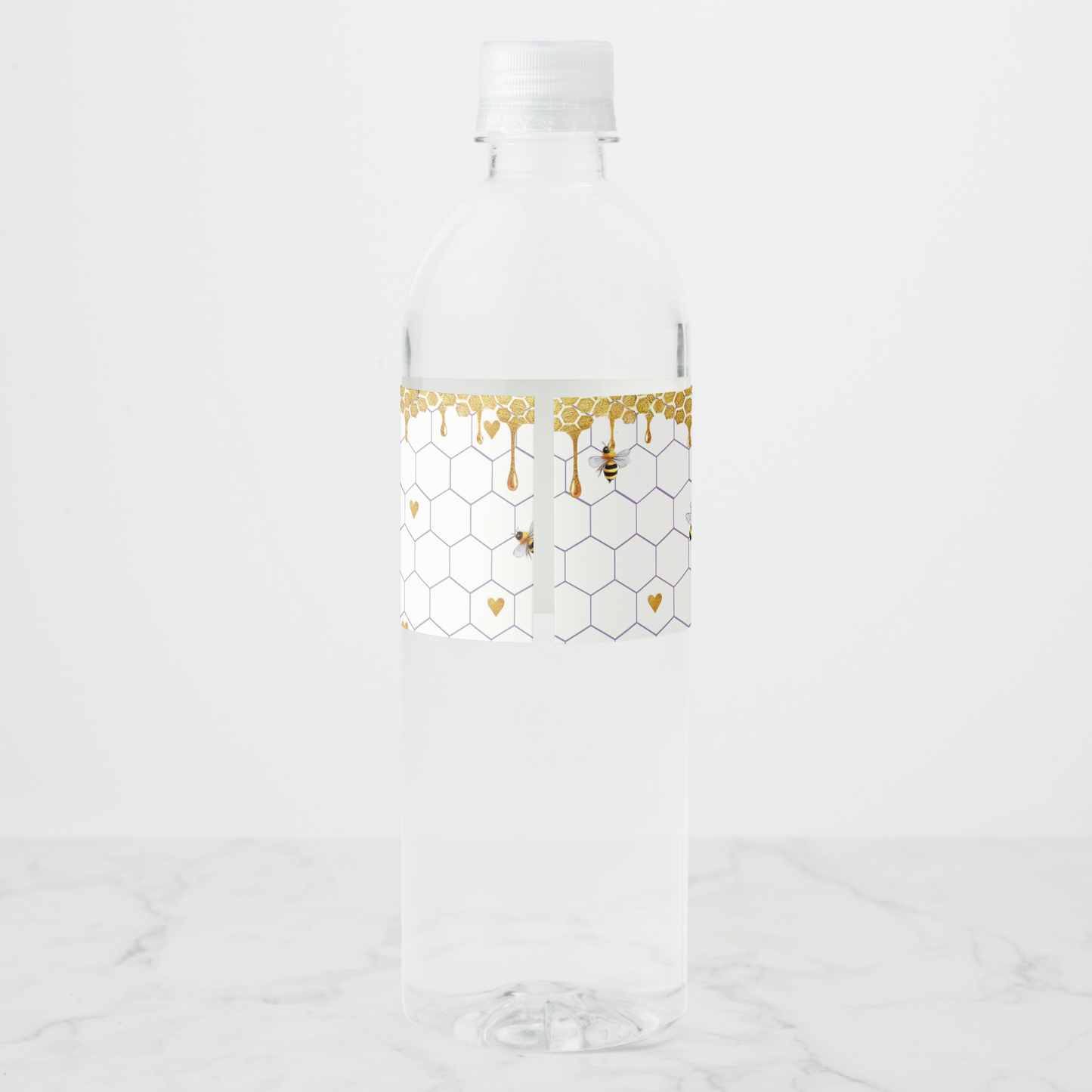 Bee-loved and Bee-youtiful Water Bottle Label
