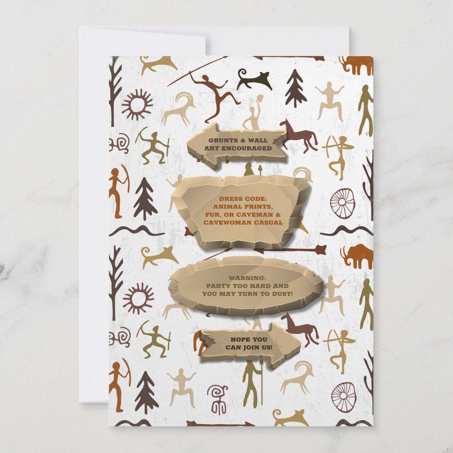 Tomahawk Birthday Party Invitation (Copy)