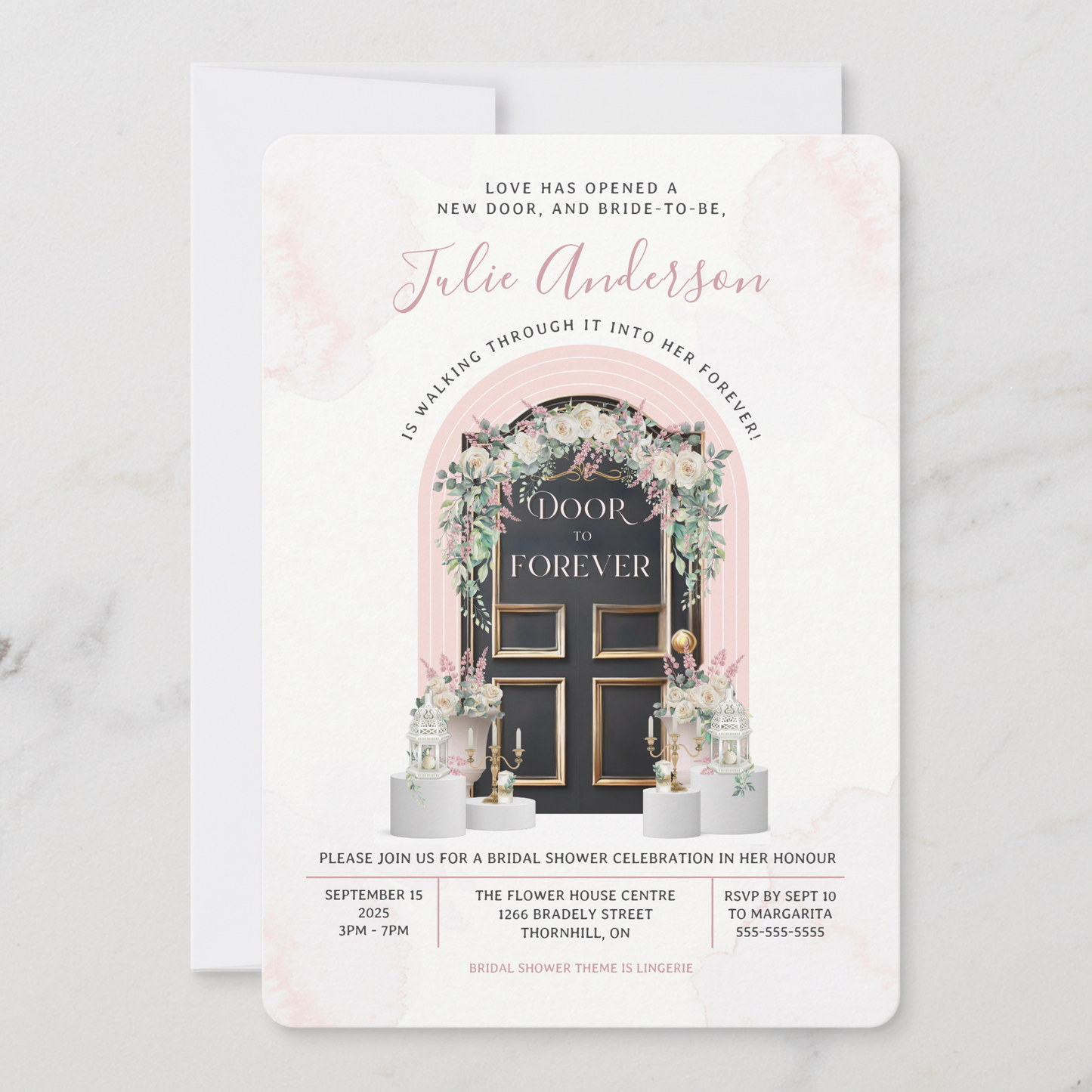Door To Forever Bridal Shower Invitation