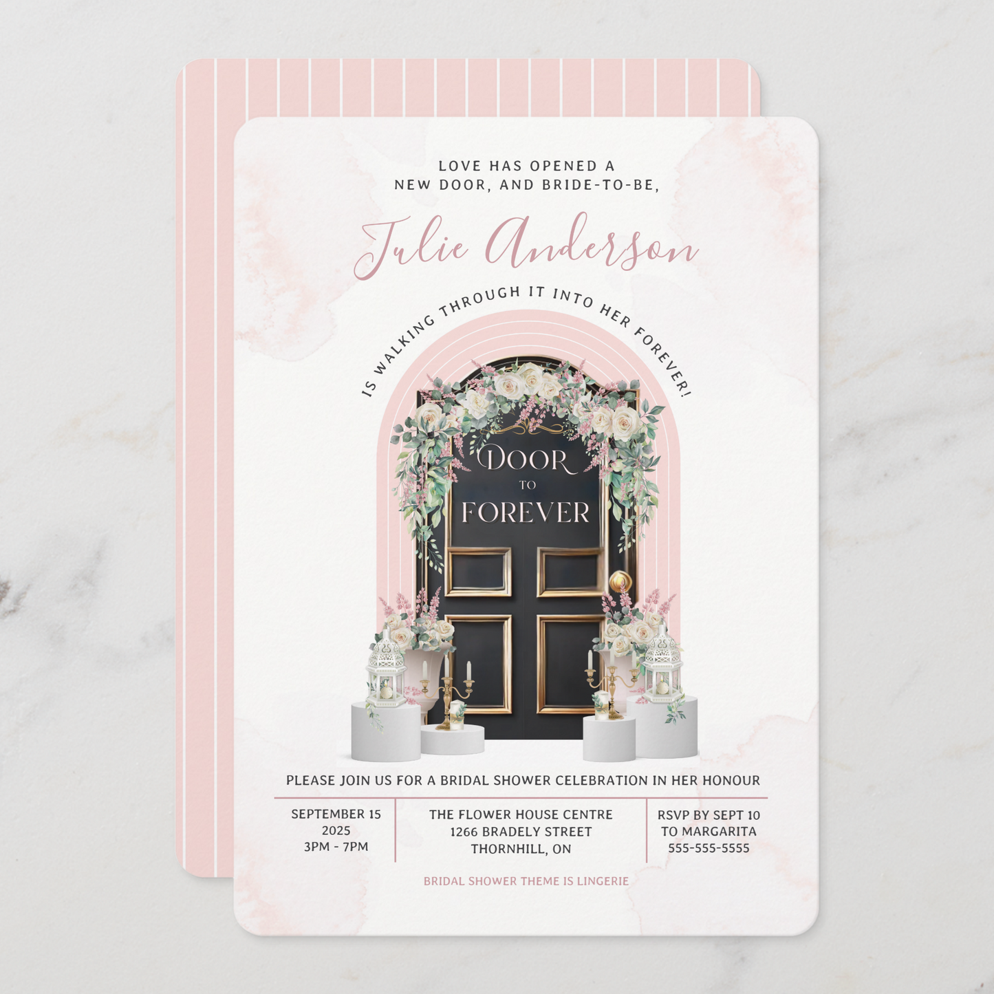 Door To Forever Bridal Shower Invitation