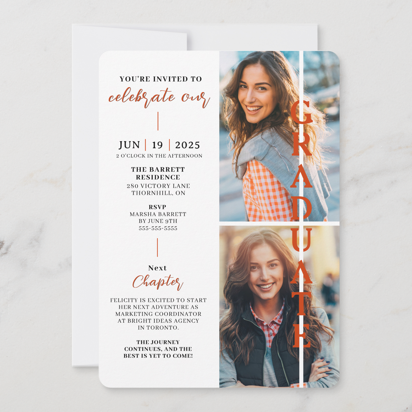 Grad Photo Party Invitation