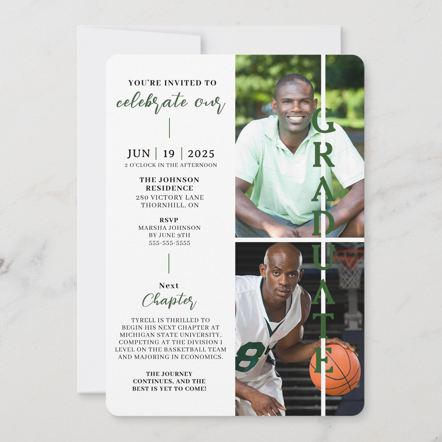 Graduation Photo Party Invitation
