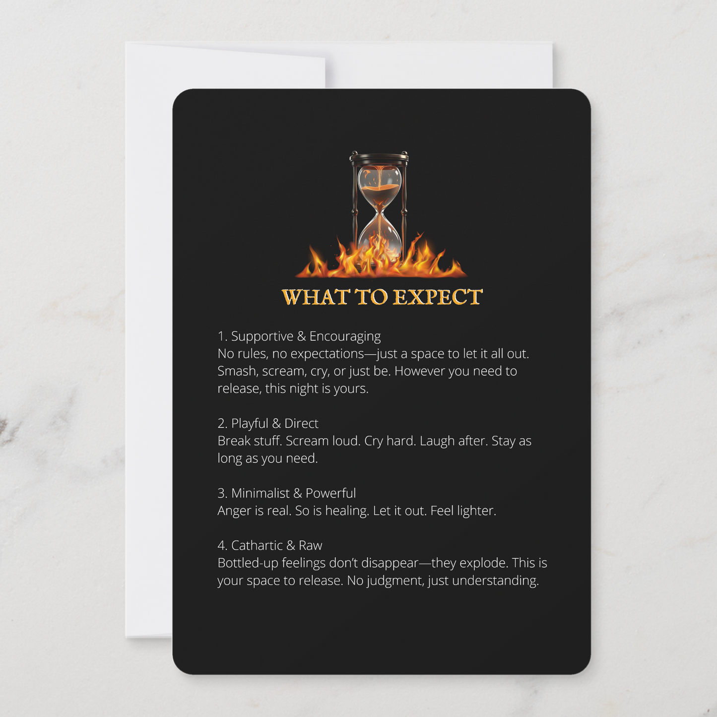 The Angry Hour Rage Party Invitation