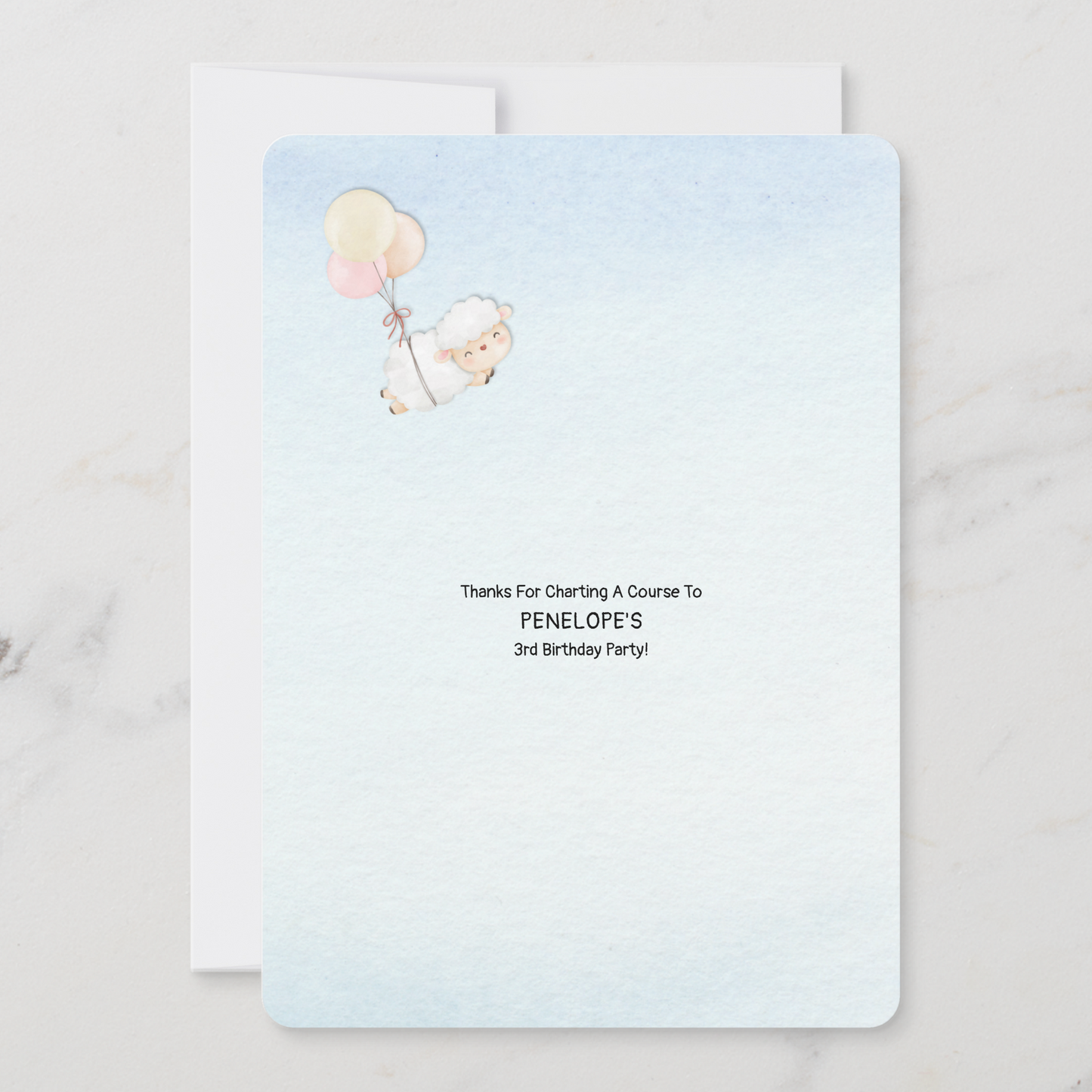By Air, Land and Sea Birthday Invitation