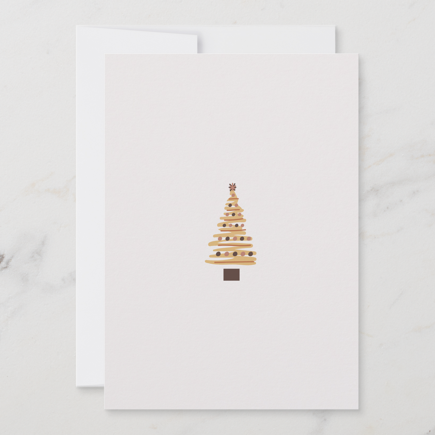 Happy Holidays Contemporary Christmas Card