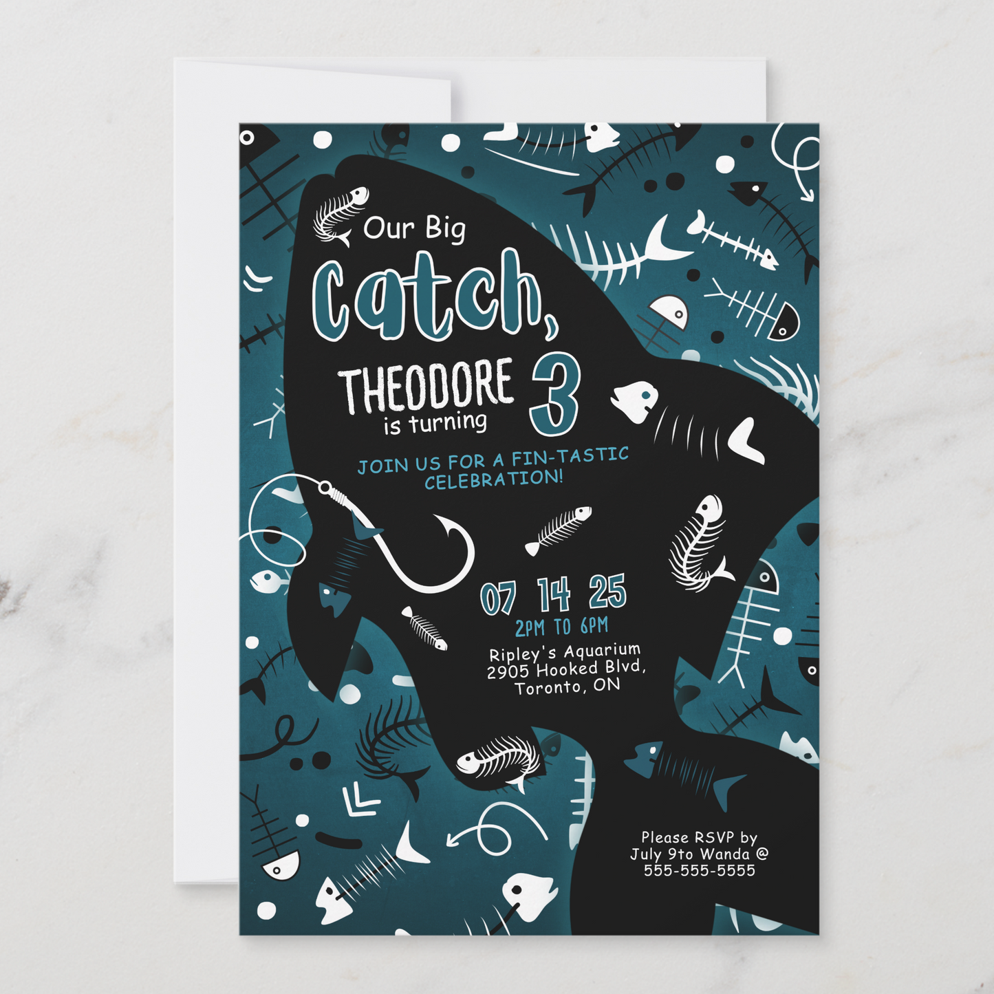 Our Big Catch Birthday Invitation
