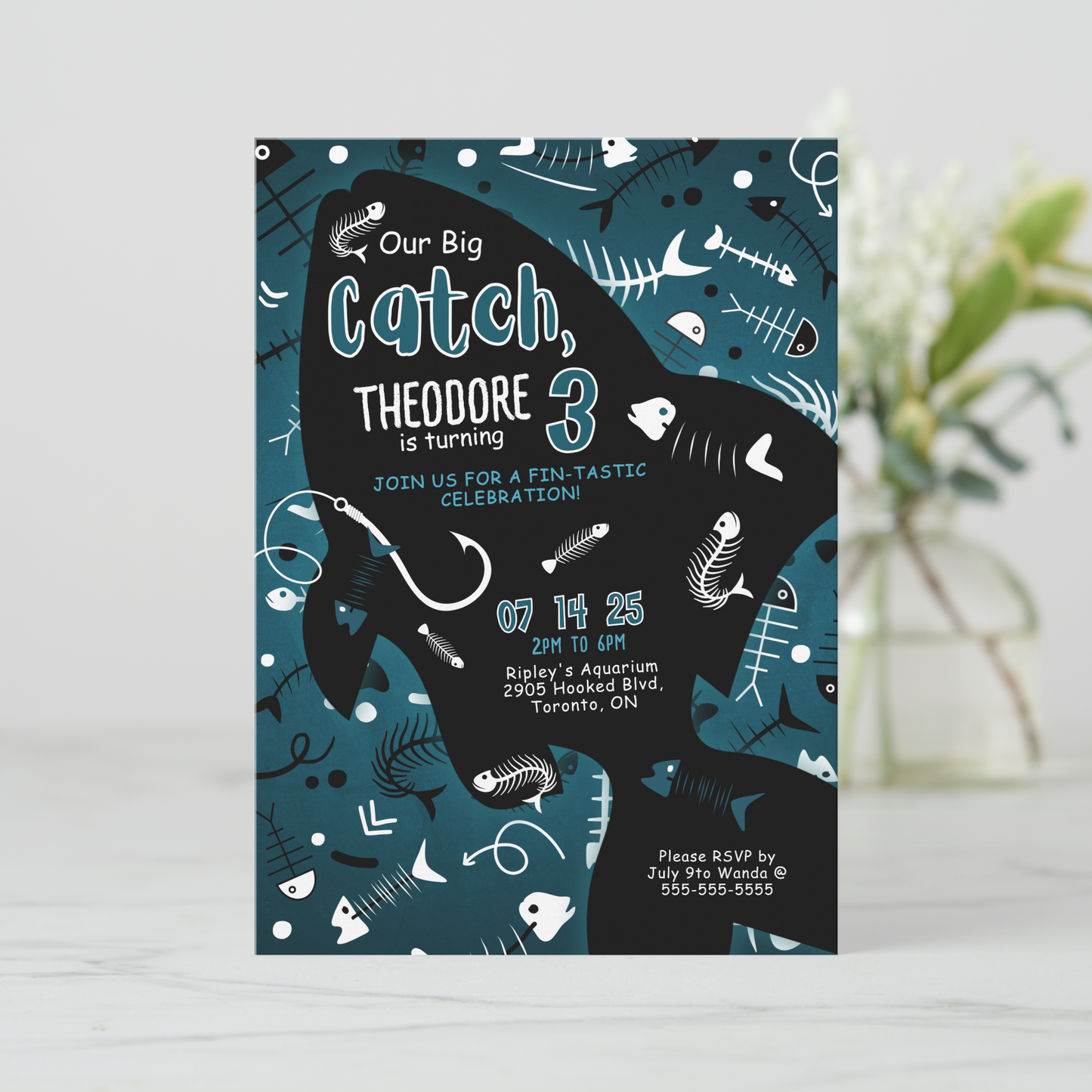 Our Big Catch Birthday Invitation