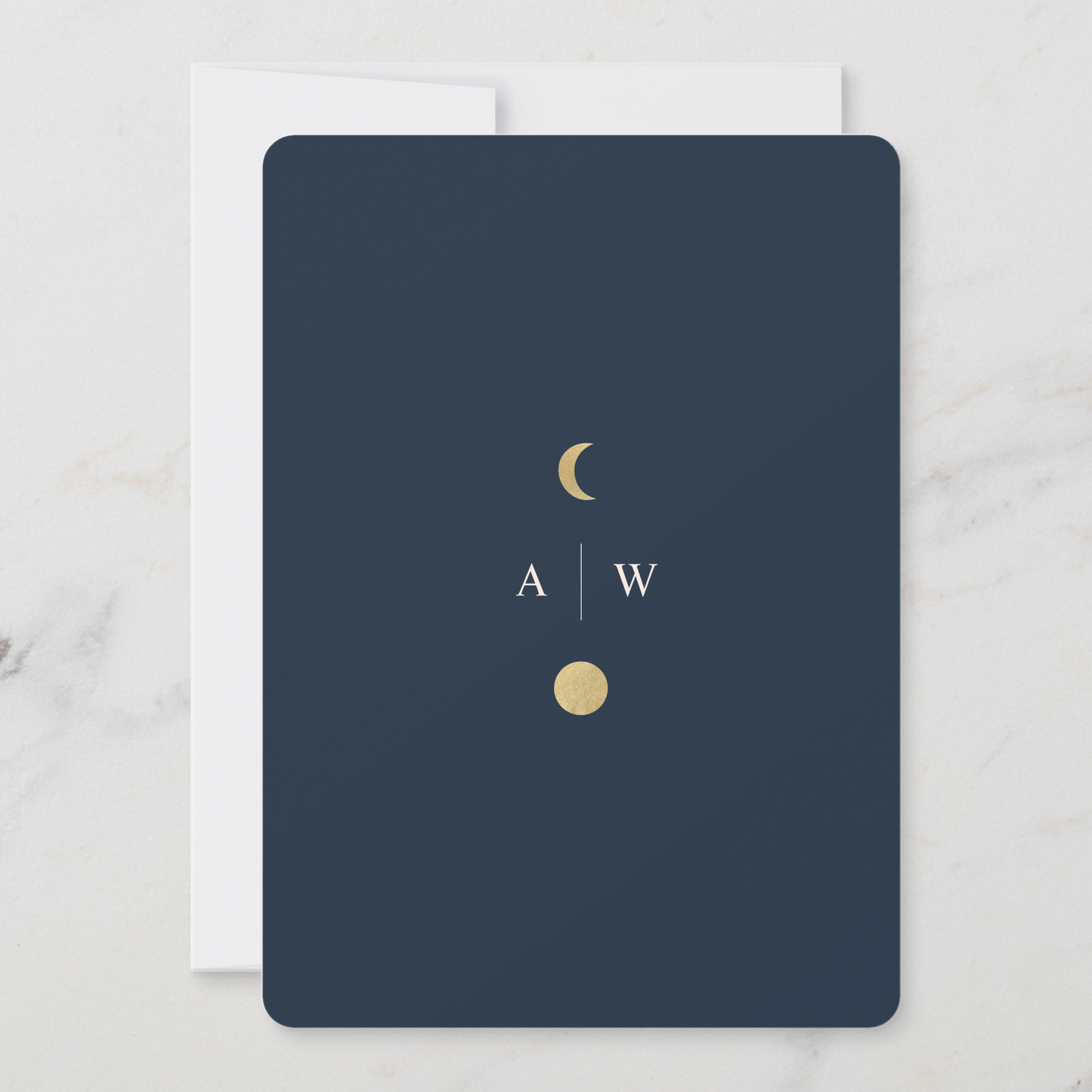 Sunset To Moonrise Wedding Invitation