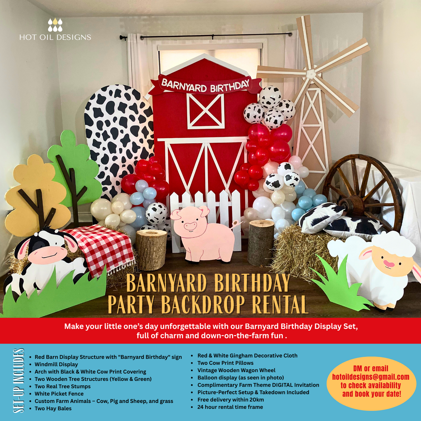 Barnyard Birthday Party Rental