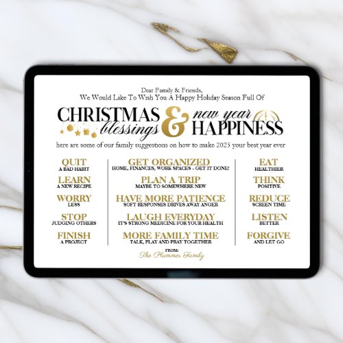 Best Year Ever Holiday Card, Christmas Card, New Year's Card