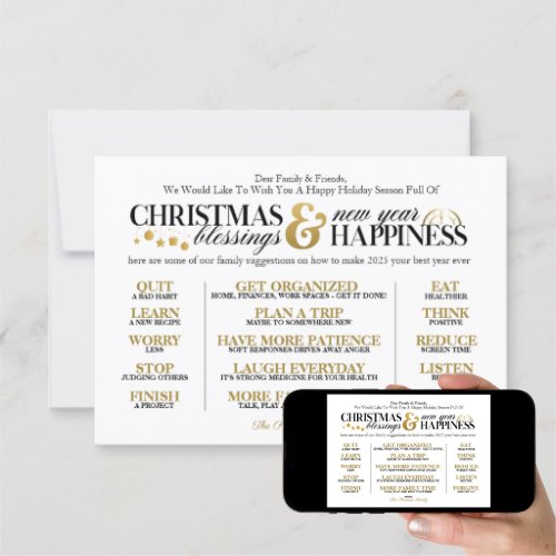 Best Year Ever Holiday Card, Christmas Card, New Year's Card