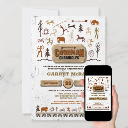 Tomahawk Birthday Party Invitation (Copy)