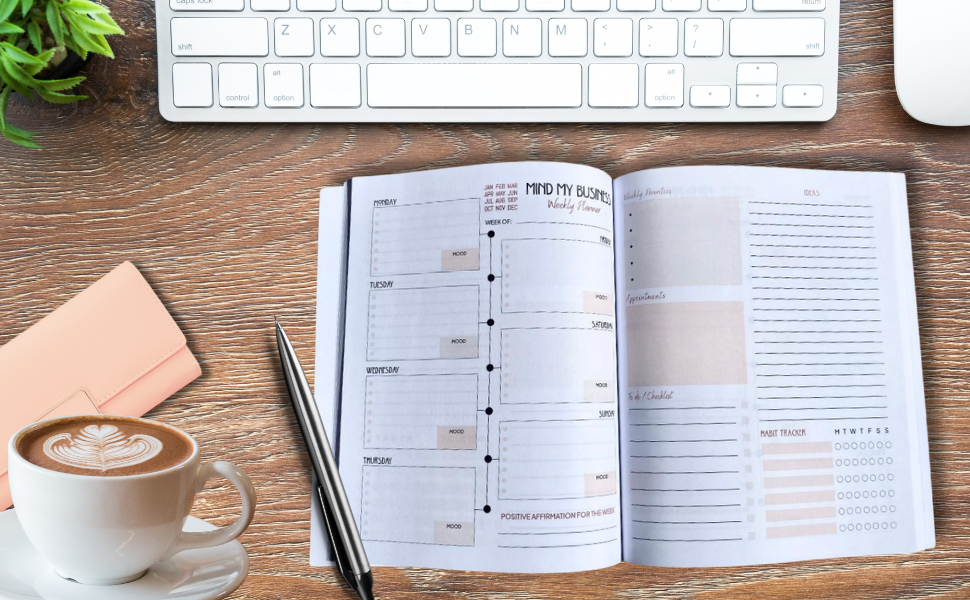 Muslim Women's Weekly Planner | Islamic Planner with Habit & Mood Tracker