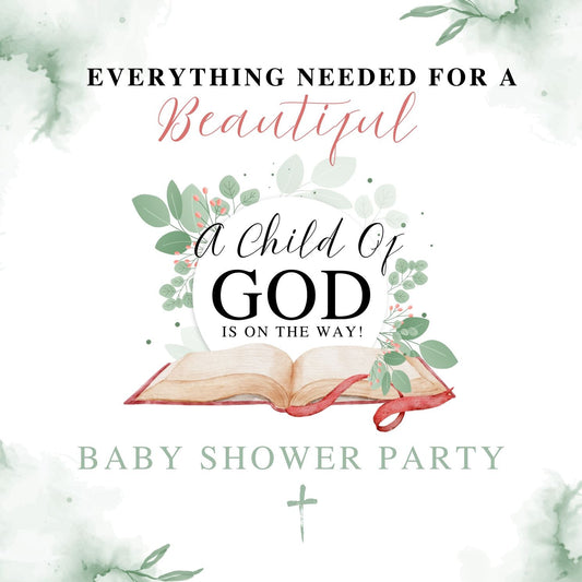 A Child of God Baby Shower Ideas: Décor, Favours, Printables & More