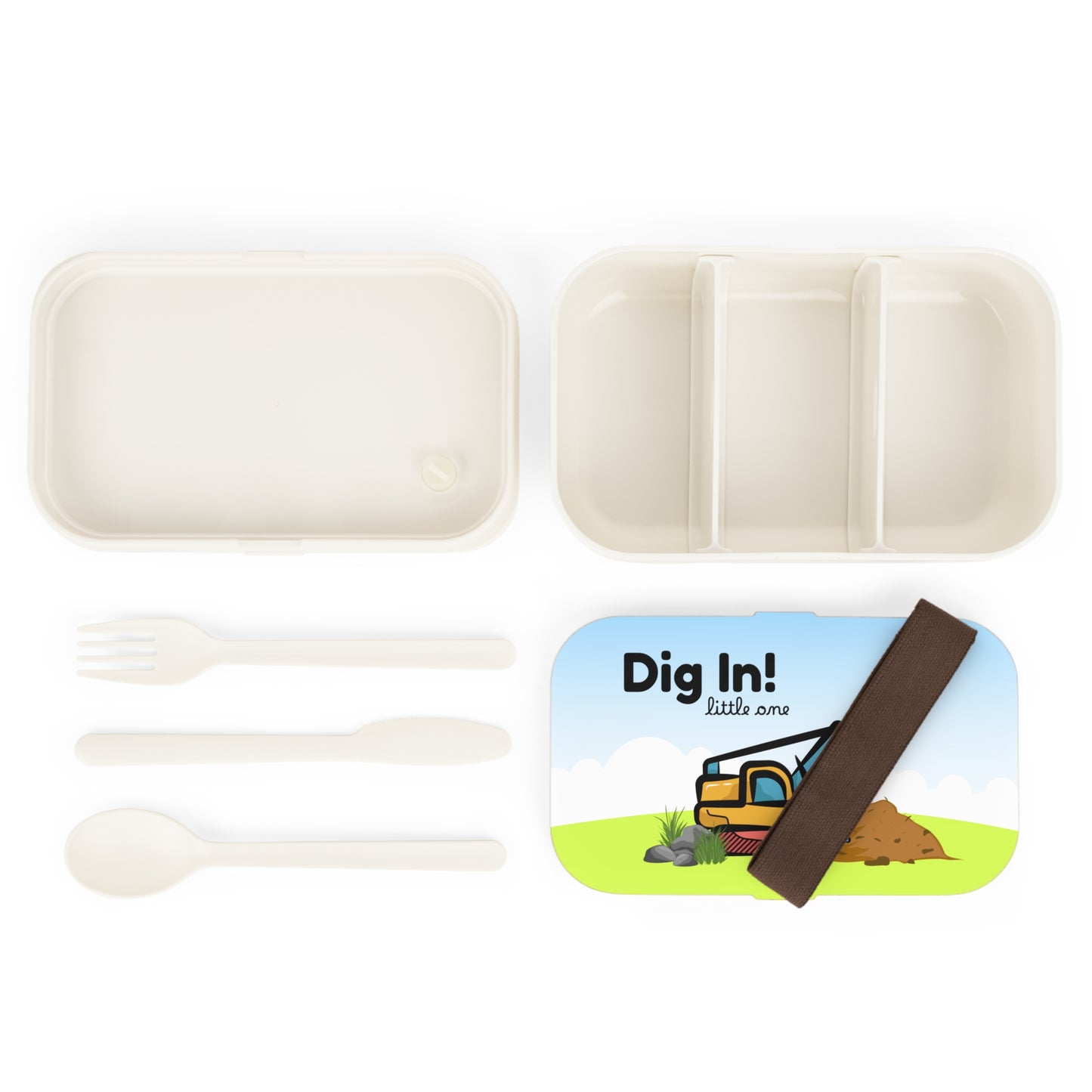 Dig In Little One Excavator Bento Lunch Box