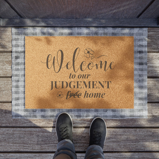 Judgement Free Welcome Doormat