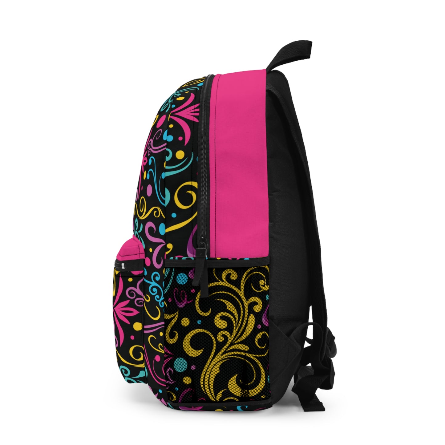 Flower Flourish Drip School Backpack