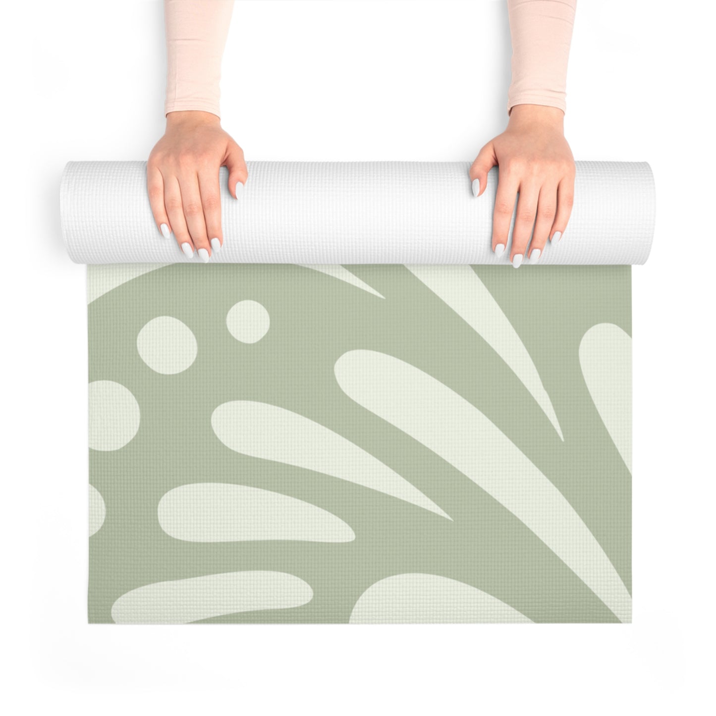 Green Butterfly Wing Foam Yoga Mat