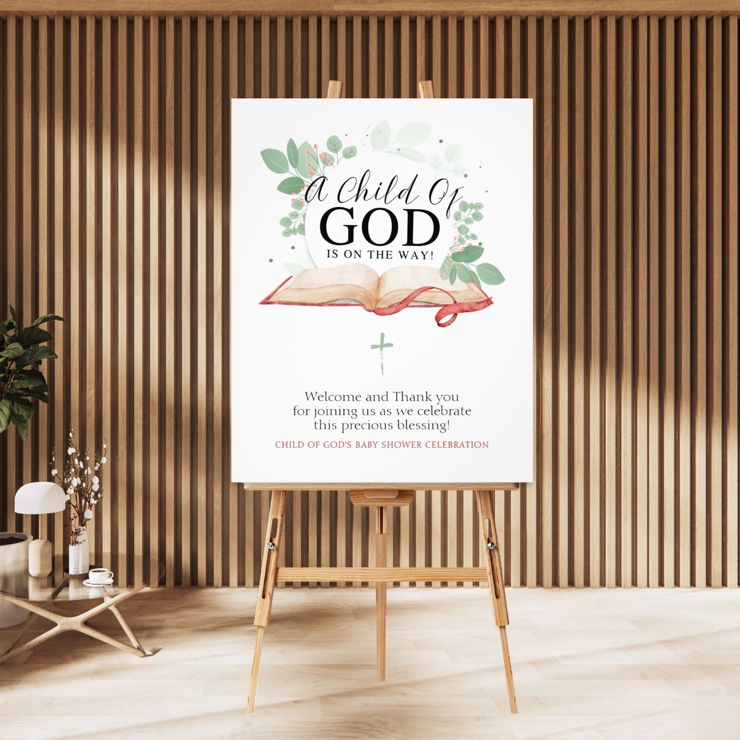 A Child Of God Is On The Way Baby Shower Printable Bundle – Instant Download