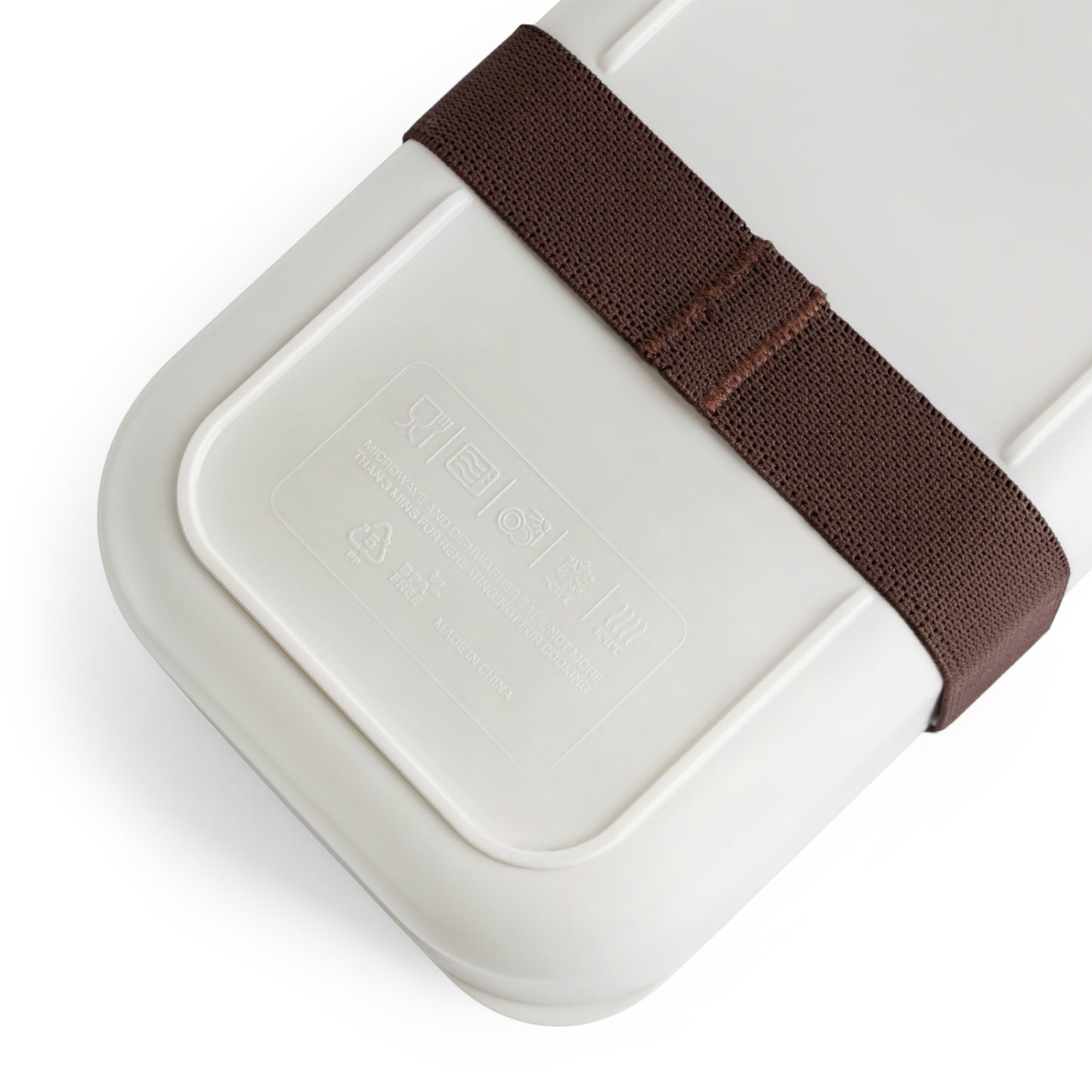 White Leaves Japandi Bento Lunch Box