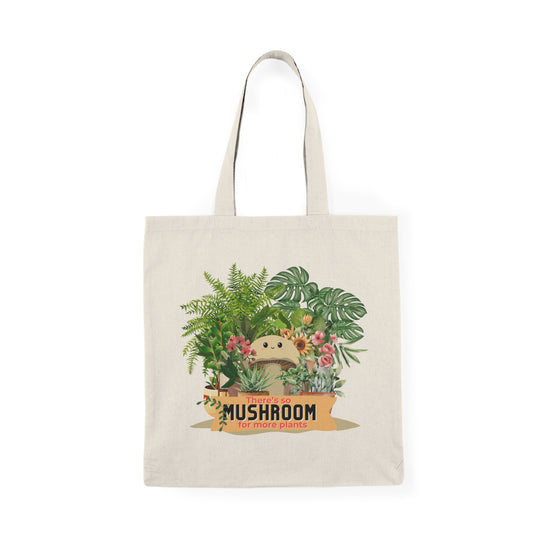 Cotton Tote Bag - Reusable Plant Lover's Essential Carryall