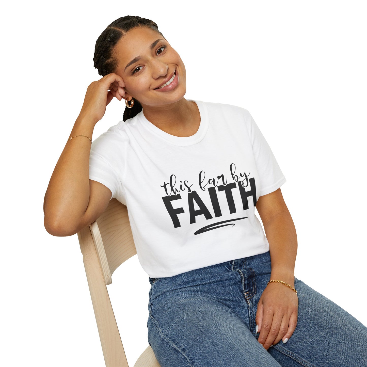 This Far By Faith Unisex Softstyle T-Shirt