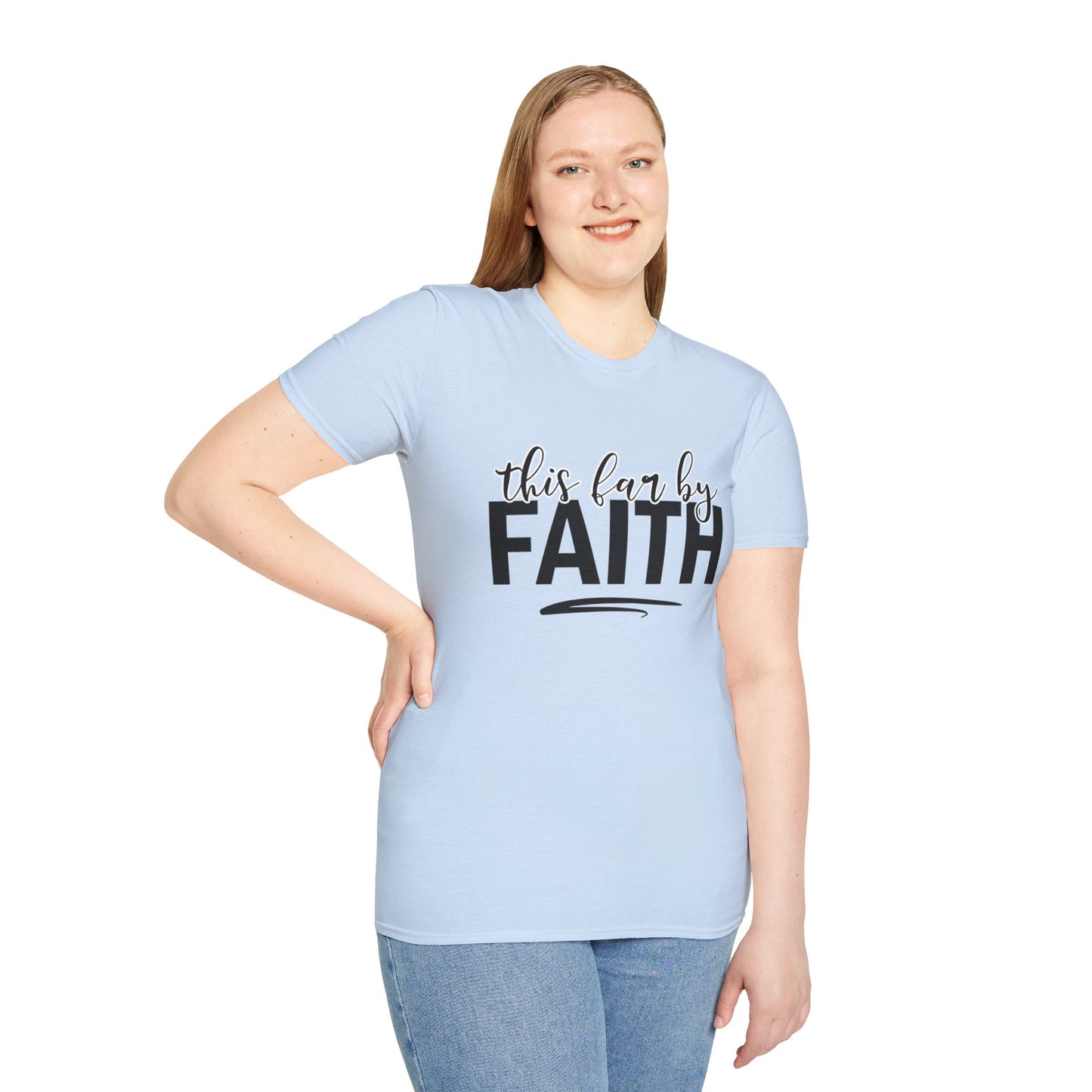 This Far By Faith Unisex Softstyle T-Shirt