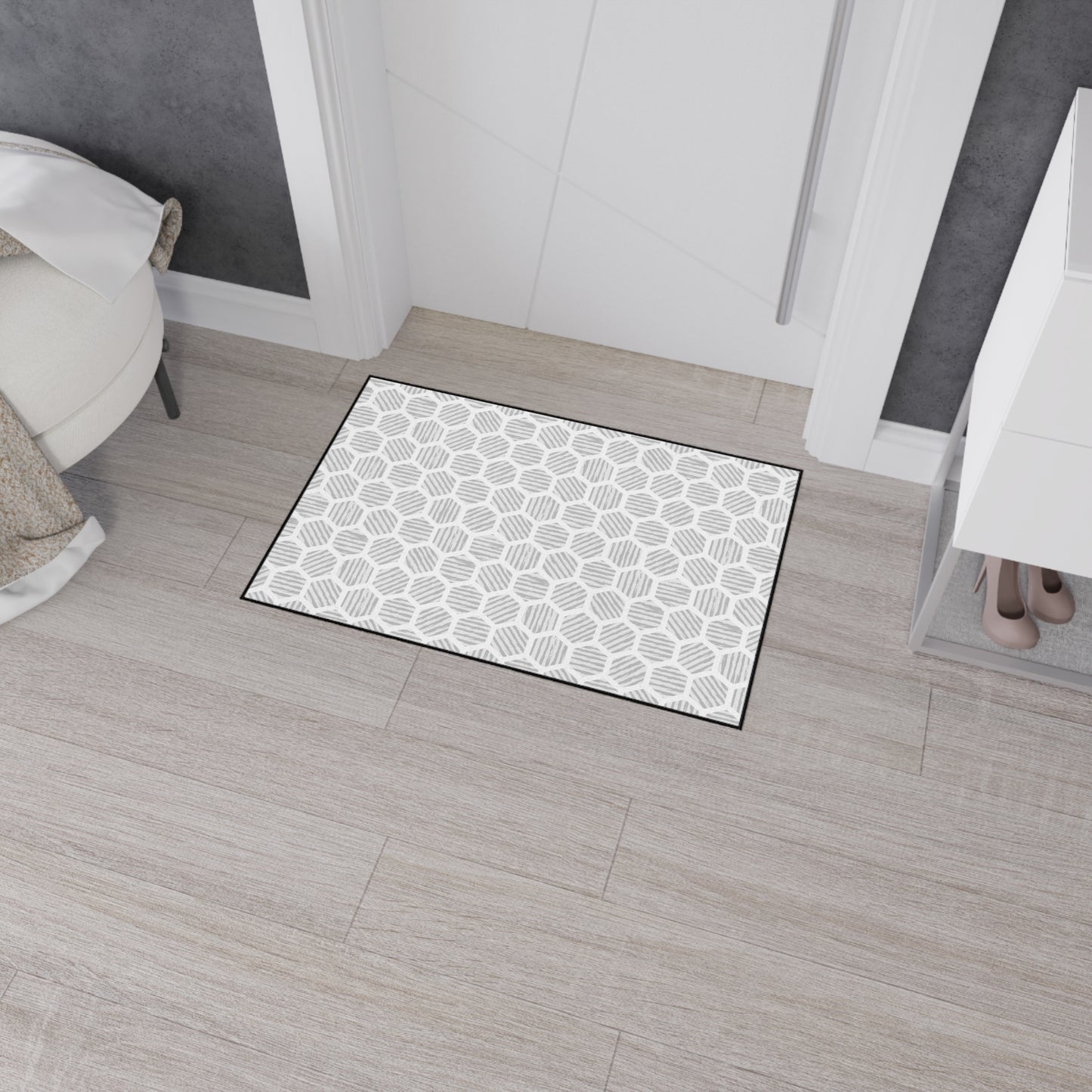 Modern Geometric Heavy Duty Floor Mat