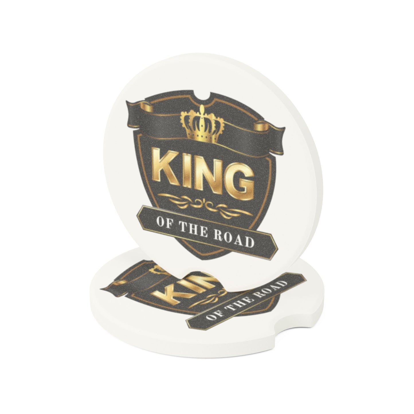 King Of The Road Soapstone Car Coaster