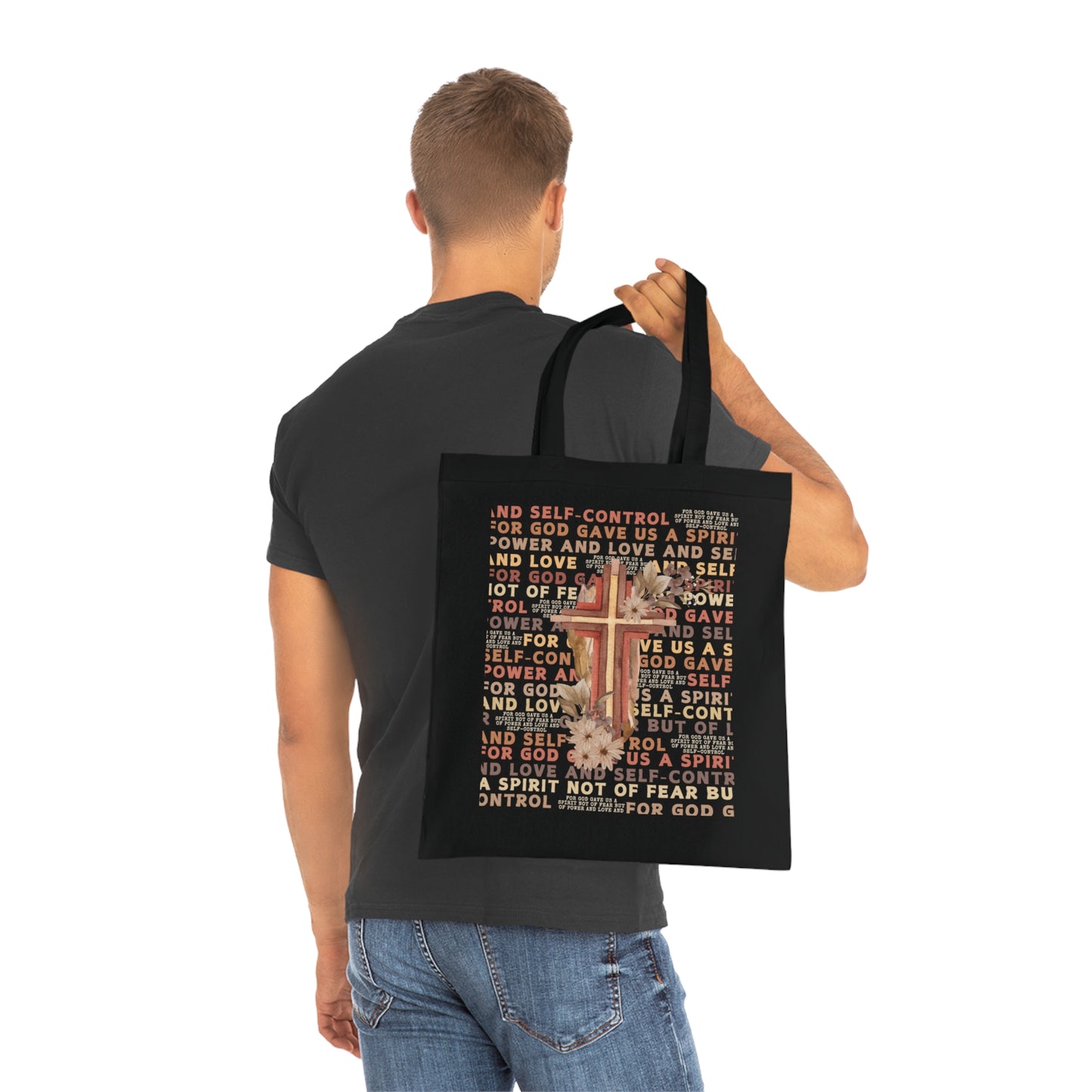 For God Gave Us Cotton Tote Bag