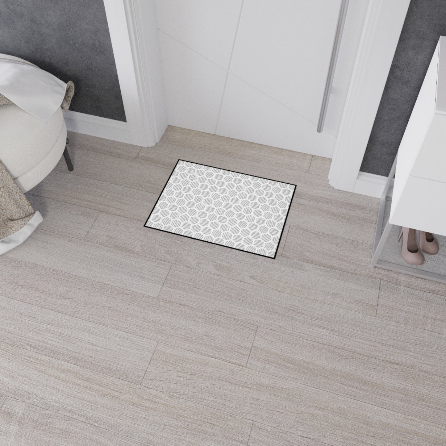 Modern Geometric Heavy Duty Floor Mat