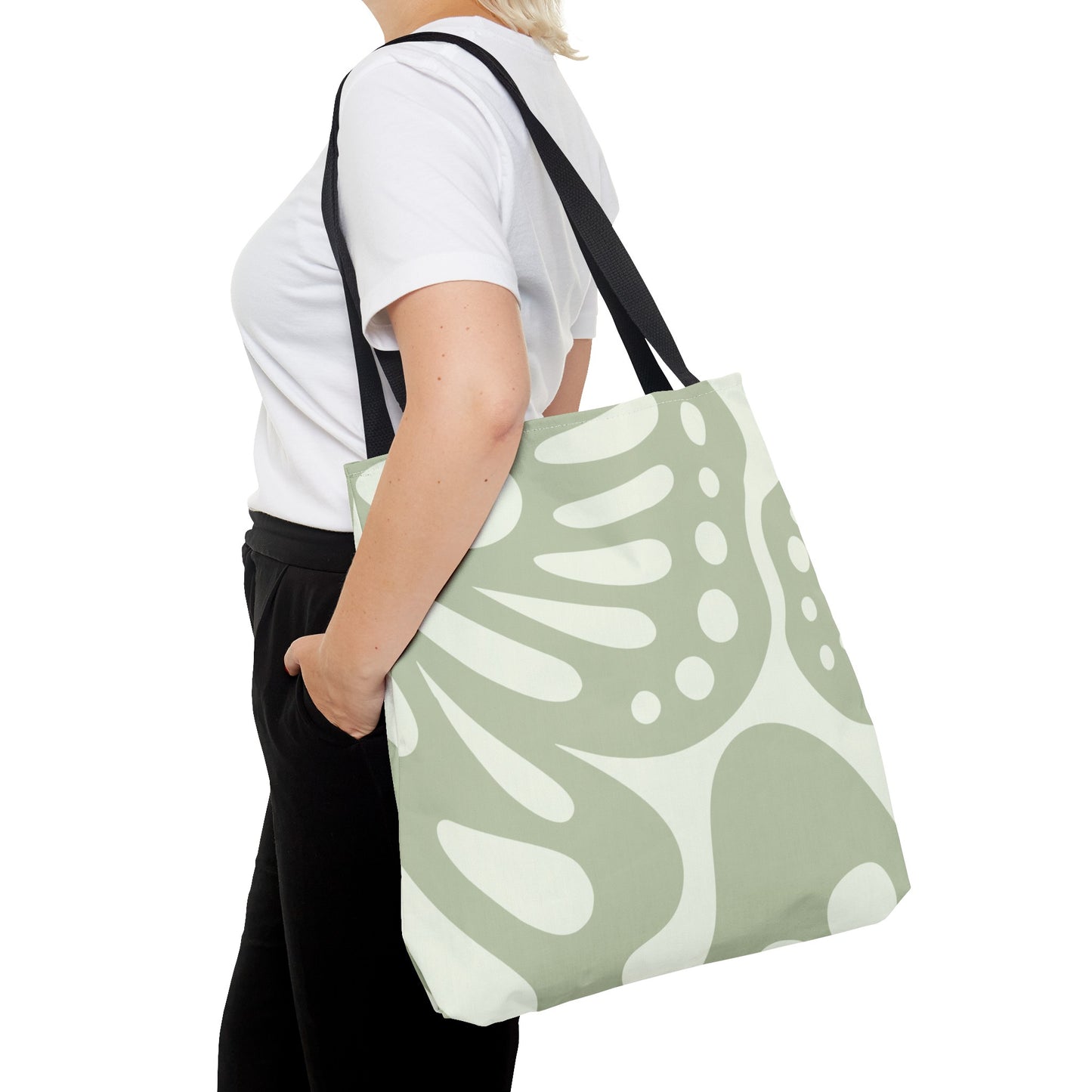 Green Butterfly Wing Tote Bag