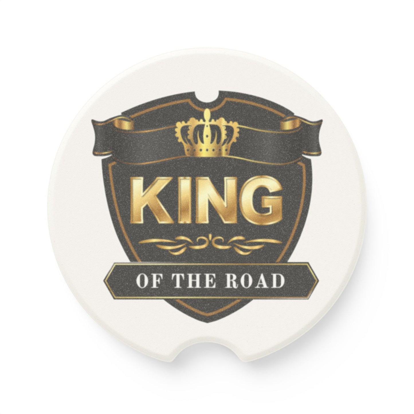 King Of The Road Soapstone Car Coaster