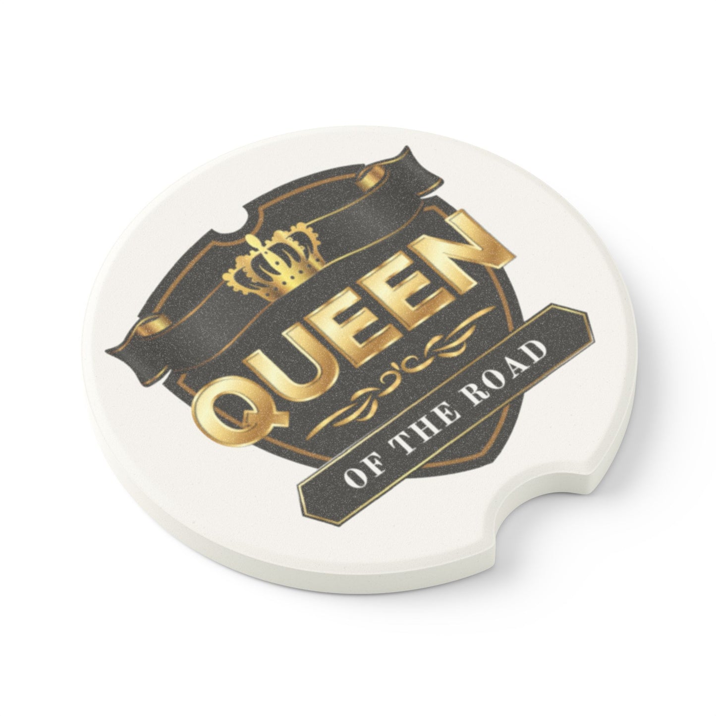 Queen Of The Road Soapstone Car Coaster