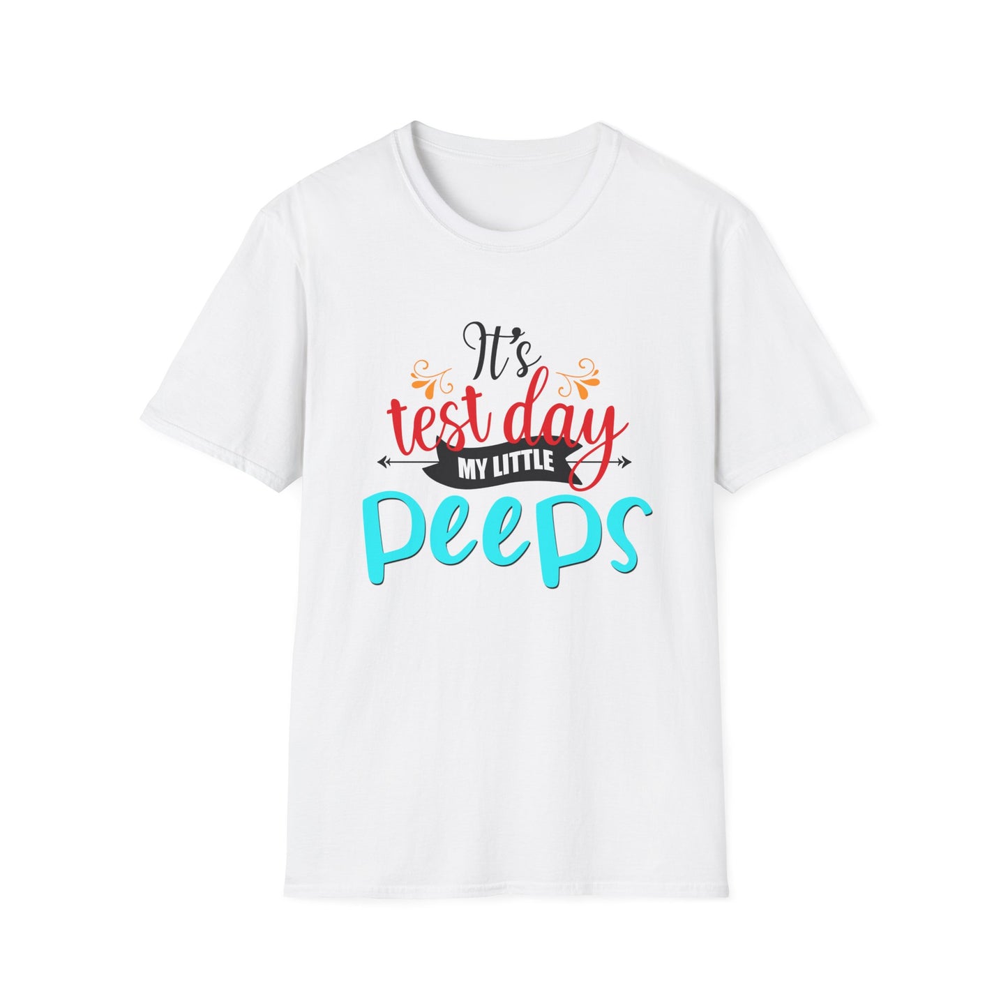 It's Test Day My Little Peeps Unisex Softstyle T-Shirt