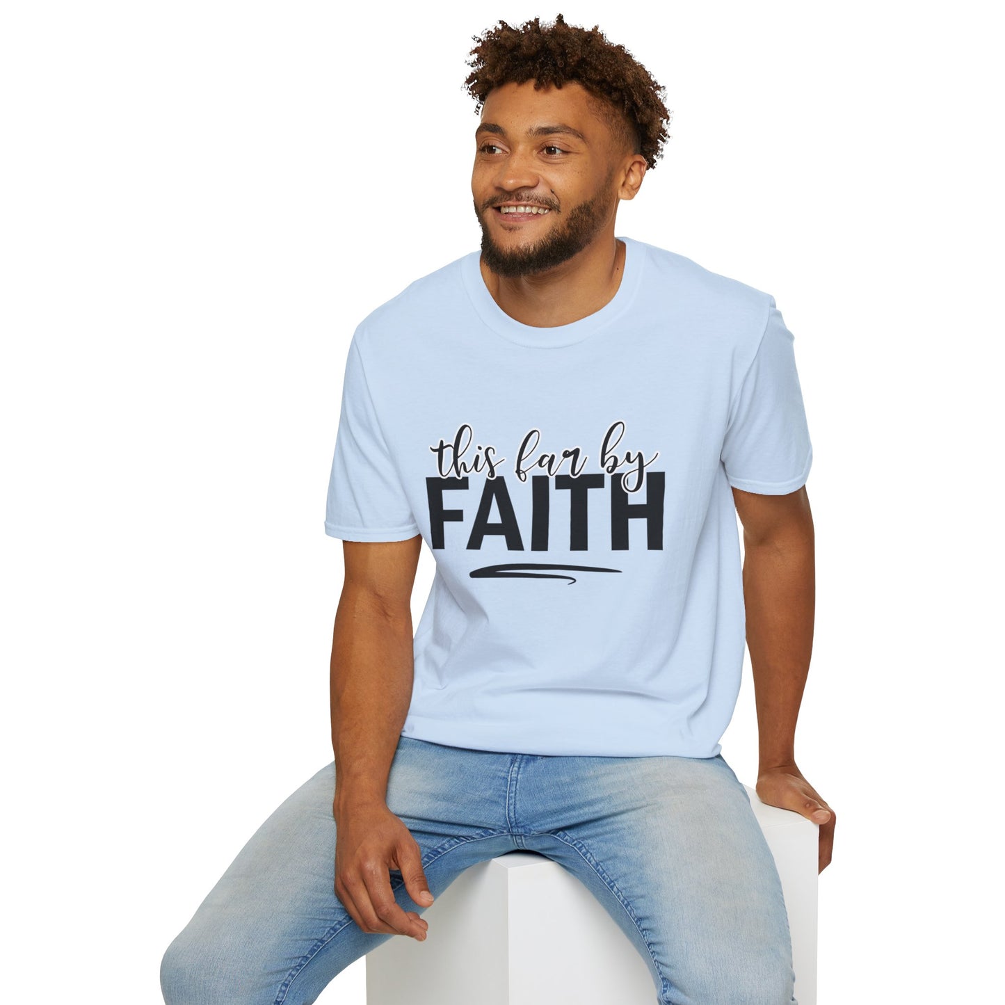 This Far By Faith Unisex Softstyle T-Shirt