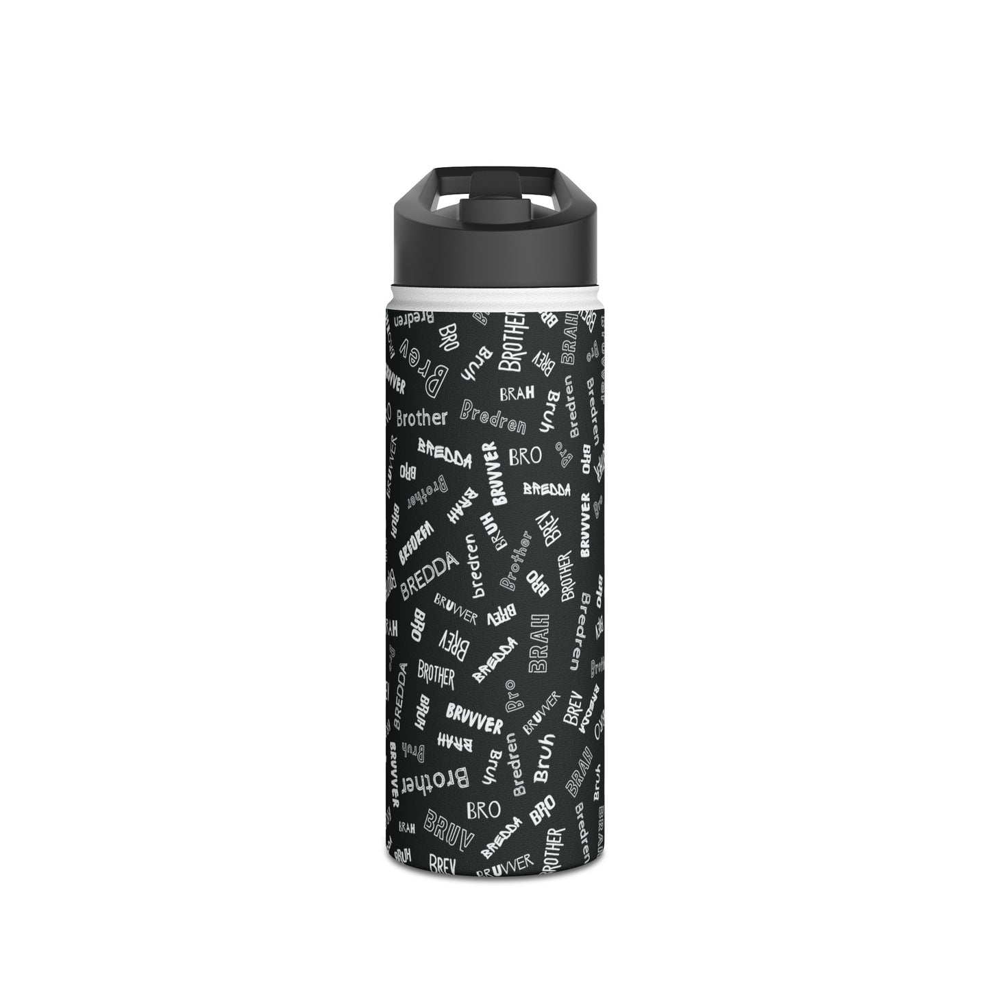 Bros Print Stainless Steel Water Bottle