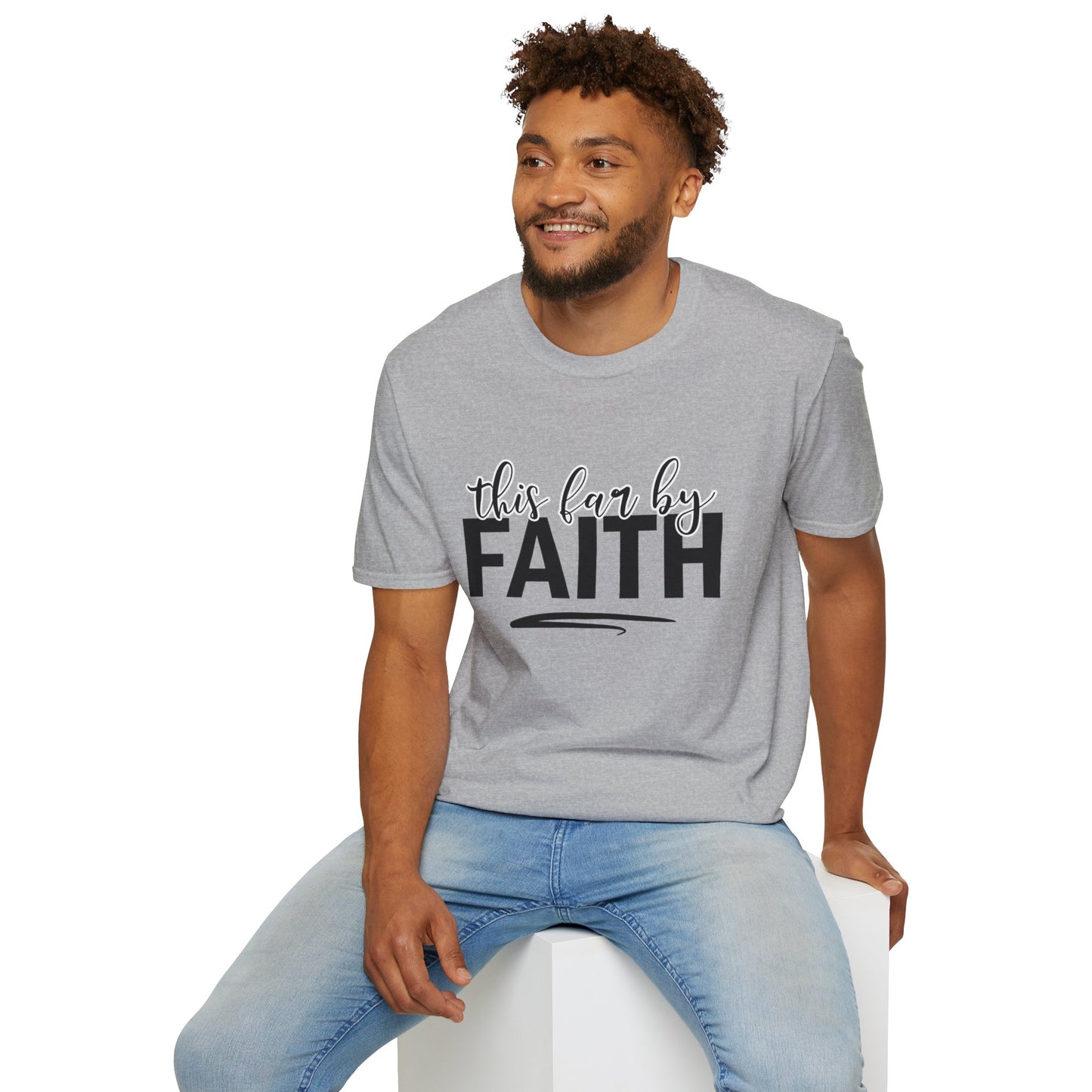 This Far By Faith Unisex Softstyle T-Shirt