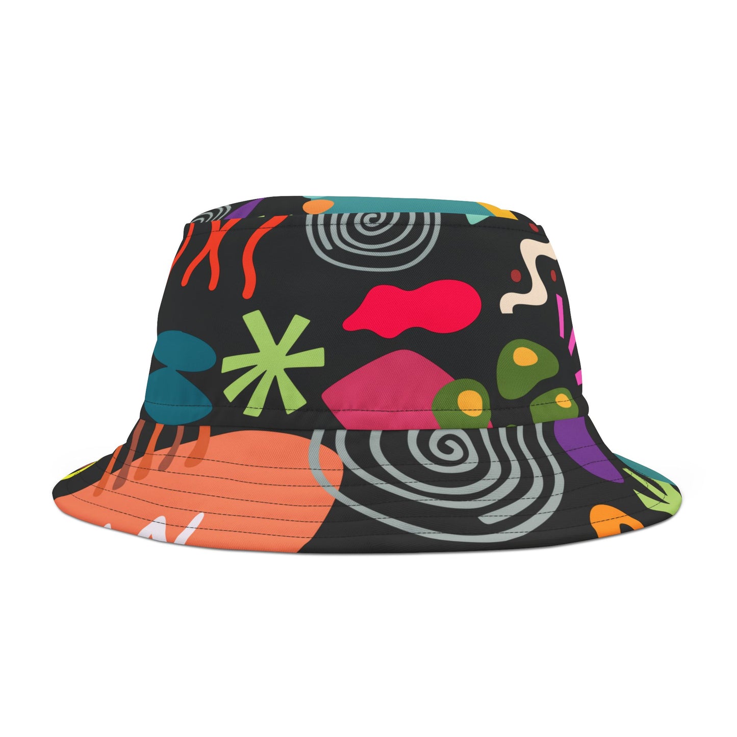 Shapes Graphic Bucket Hat