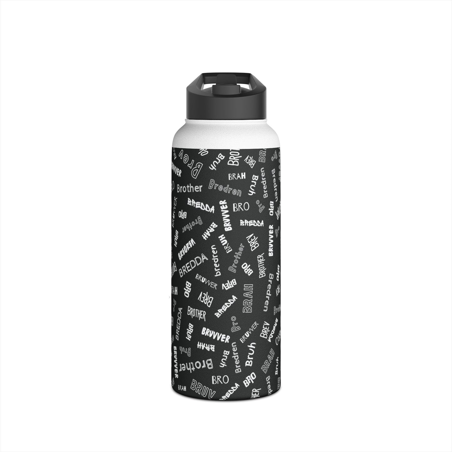 Bros Print Stainless Steel Water Bottle