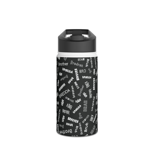 Bros Print Stainless Steel Water Bottle